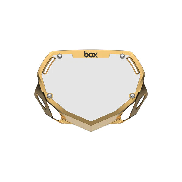 Box Two Front Plate Chrome (SMALL)