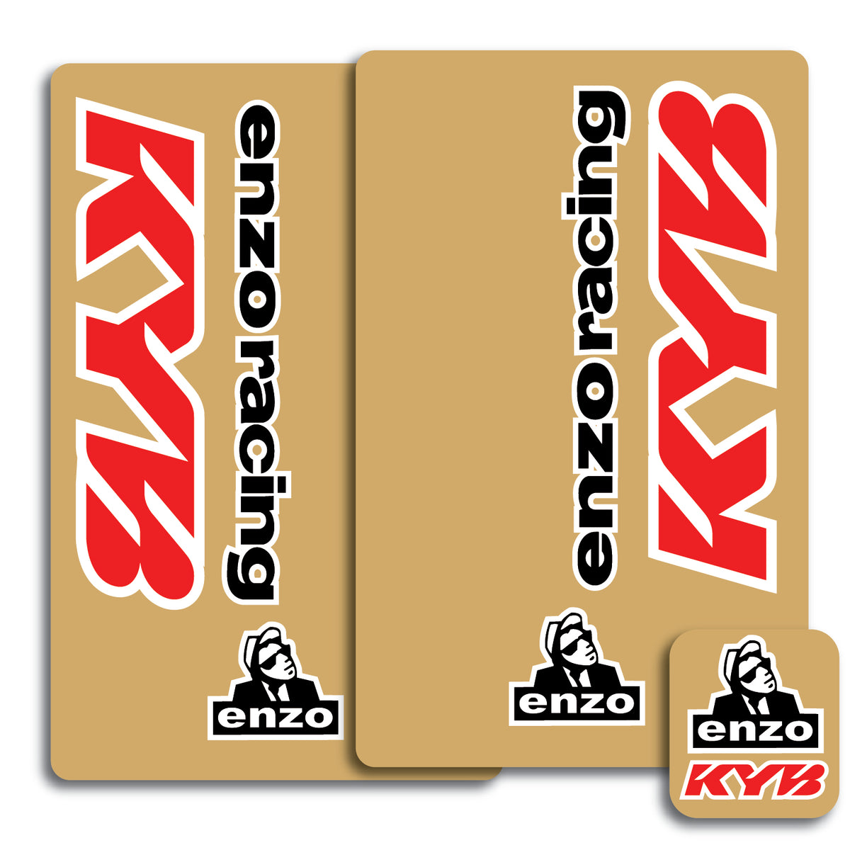 Enzo KYB Fork and Shock Decal set Viscid Design Co.