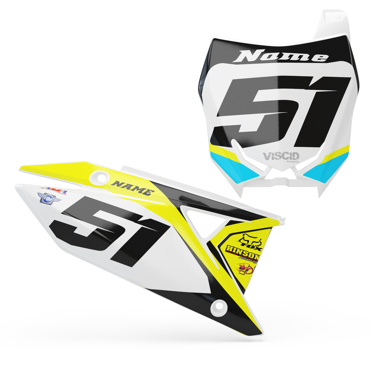 Suzuki Number Plate Set - Factory Line – Viscid Design Co.