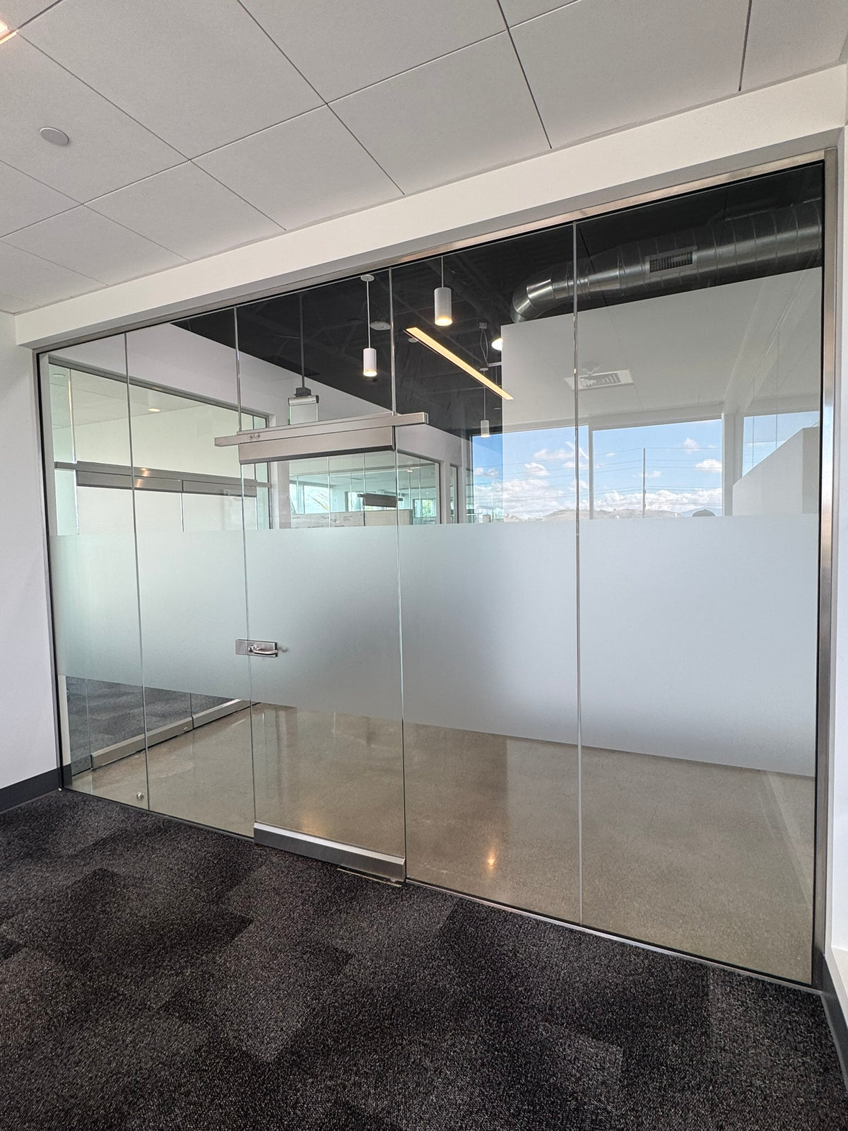 KTM North America Conference Room Frosted Glass 