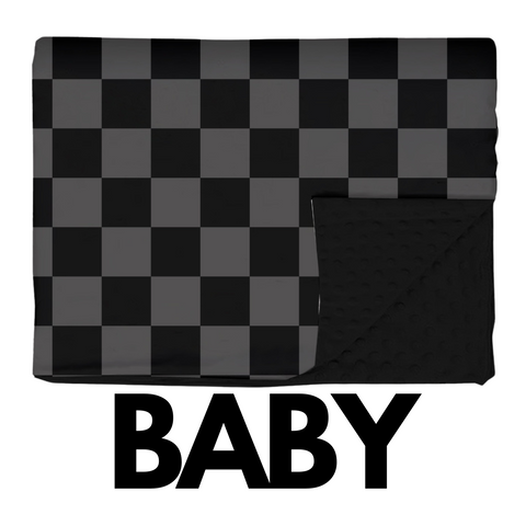 Stealth Checker Blanket / BABY *PREORDER - BEGIN SHIPPING NOV 14 - 21*