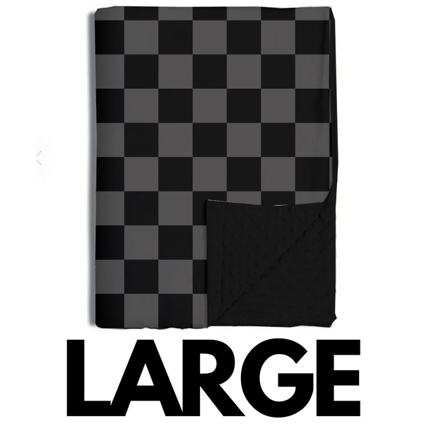 Stealth Checker Blankets / PREORDER: est shipping Nov 16 - Dec 9