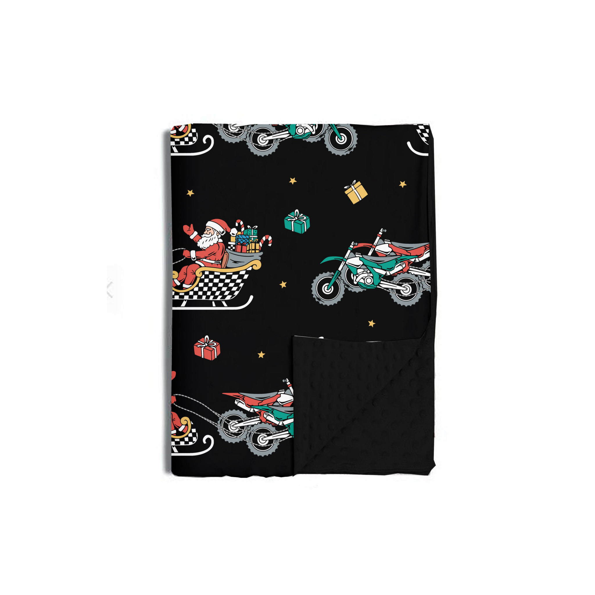 Santas Speedy Sleigh Blanket / Baby *PREORDER - SHIPPING OUT BETWEEN DEC 5 - DEC 12**
