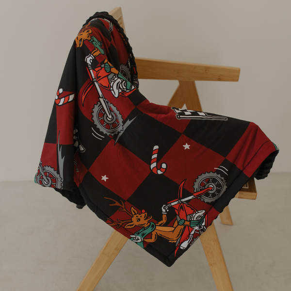 Rudolph The Red nose Racer Blanket / Large *PREORDER - SHIPPING OUT BETWEEN DEC 5 - DEC 12**