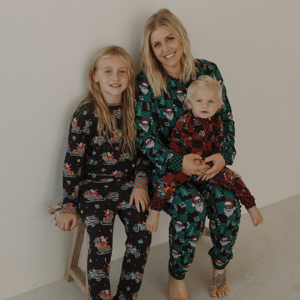 Santas Speedy Sleigh Toddler & Youth Pajamas *PREORDER - SHIPPING OUT BETWEEN DEC 5 - DEC 12**