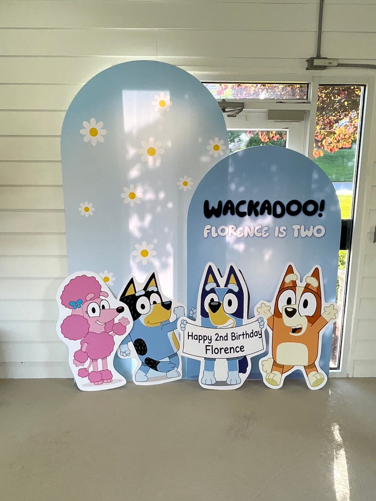 Bluey Themed Birthday Display