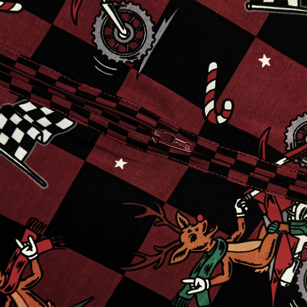 Rudolph The Red Nose Racer Zip Up Pajamas *PREORDER - SHIPPING OUT BETWEEN DEC 5 - DEC 12**