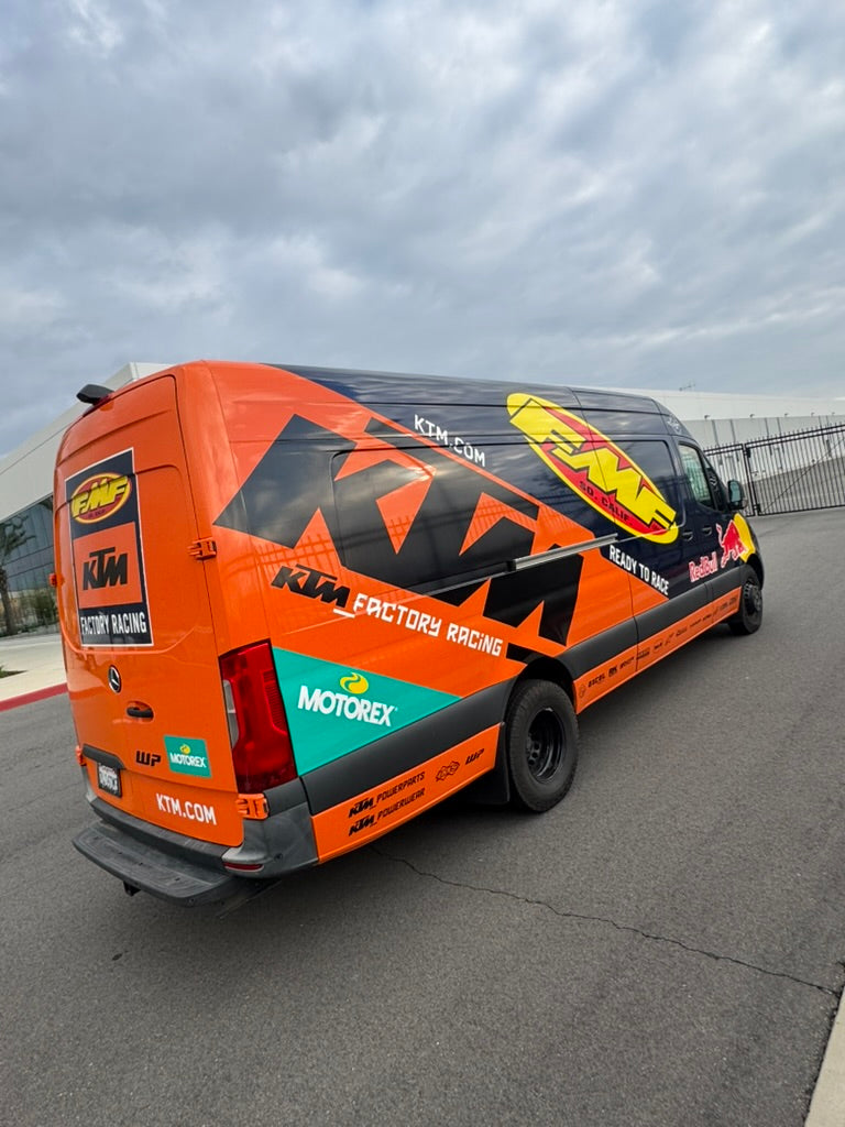 KTM North America Sprinter Logo Updates