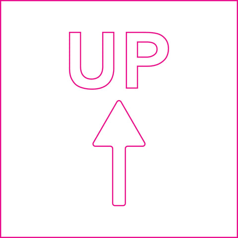 "Arrow Up" Stencil