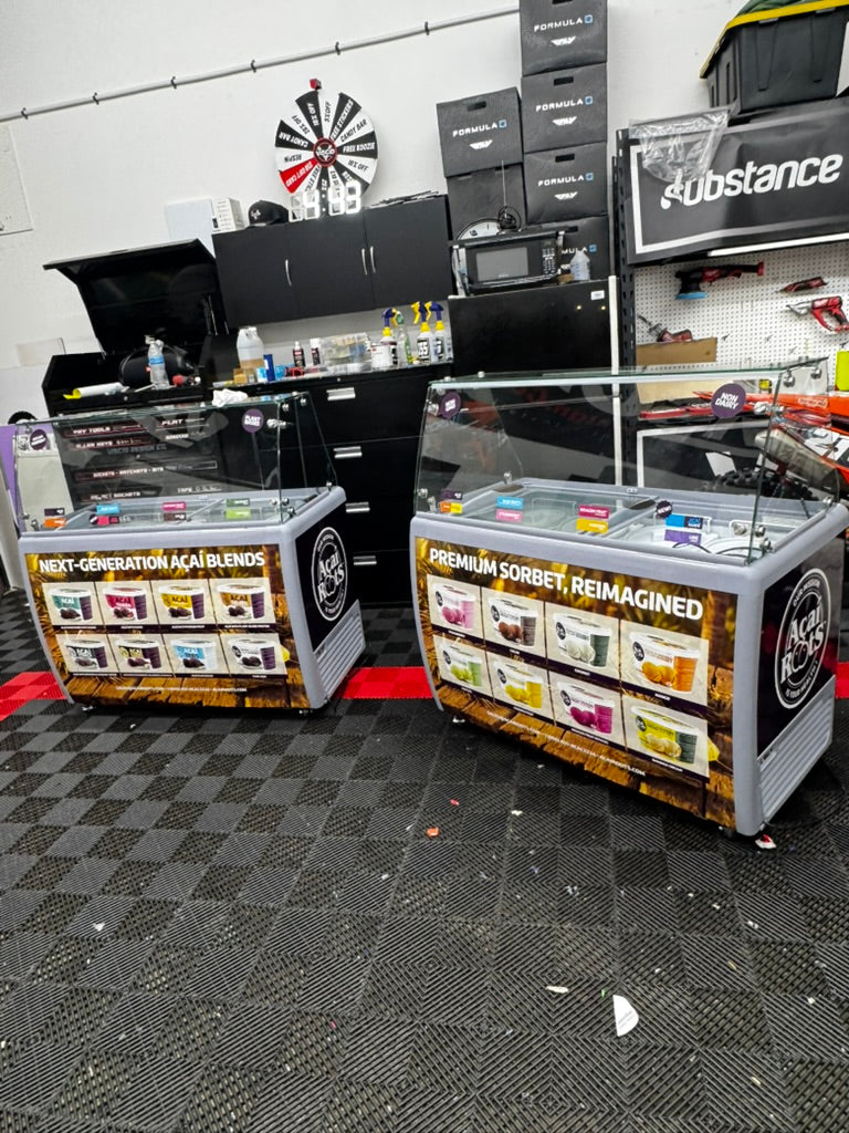 Acai Roots Trade Show Freezers