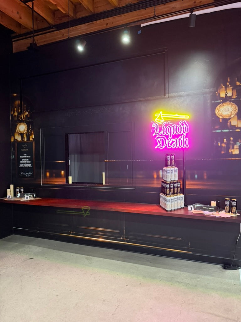 Liquid Death- Bar Wall Wrap