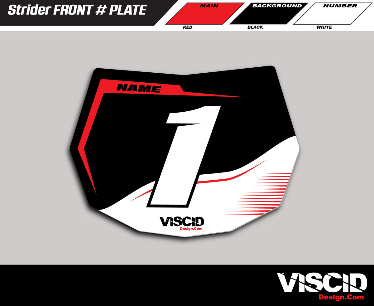 Strider Number Plate - Beach Series – Viscid Design Co.