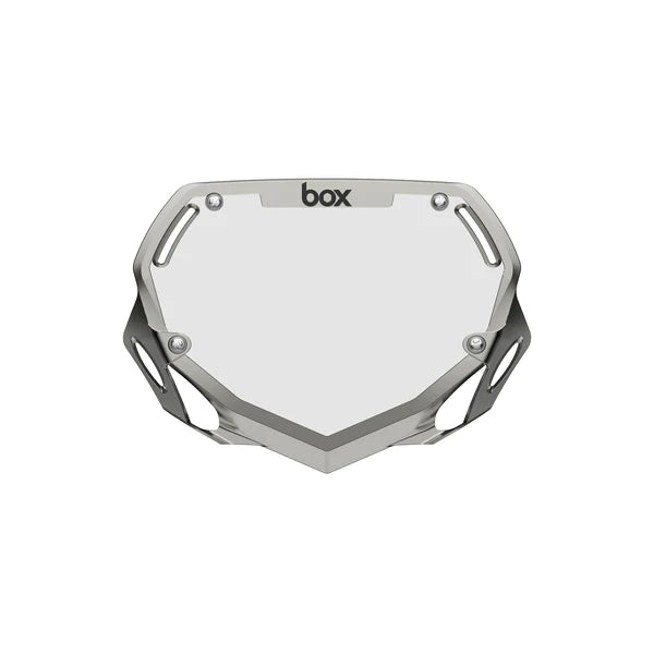 Box Two Front Plate Chrome (SMALL)