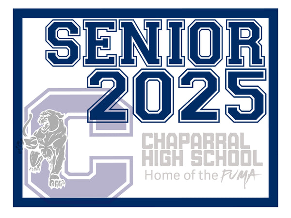 Bold Graduation sign  - Chaparral