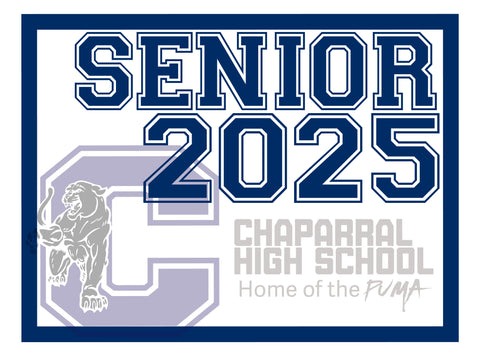 Bold Graduation sign  - Chaparral
