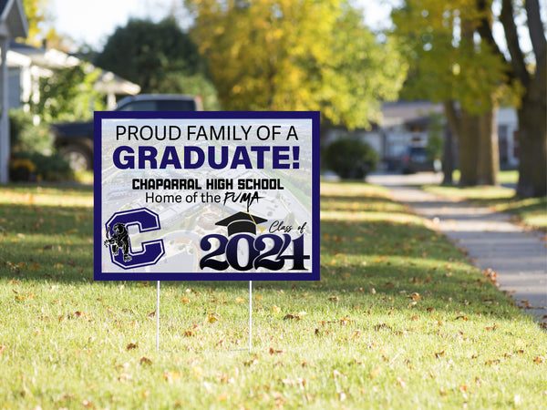 Sky View Graduation sign  - Chaparral