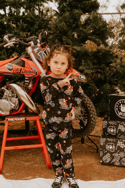 Santas Speedy Sleigh Toddler & Youth Pajamas *PREORDER - SHIPPING OUT BETWEEN DEC 5 - DEC 12**