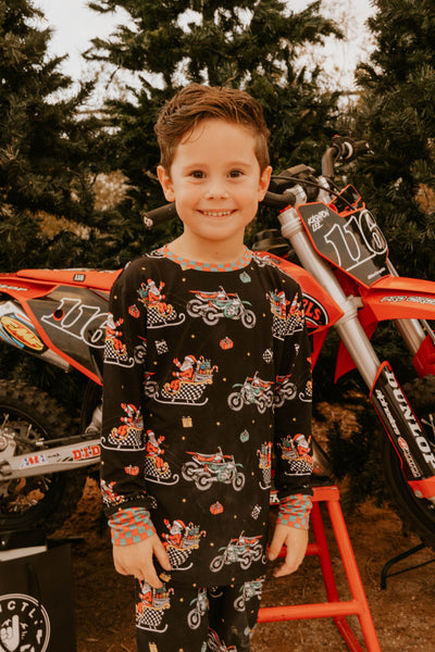 Santas Speedy Sleigh Toddler & Youth Pajamas *PREORDER - SHIPPING OUT BETWEEN DEC 5 - DEC 12**