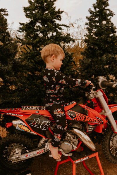 Santas Speedy Sleigh Toddler & Youth Pajamas *PREORDER - SHIPPING OUT BETWEEN DEC 5 - DEC 12**