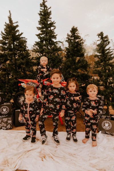 Santas Speedy Sleigh Toddler & Youth Pajamas *PREORDER - SHIPPING OUT BETWEEN DEC 5 - DEC 12**