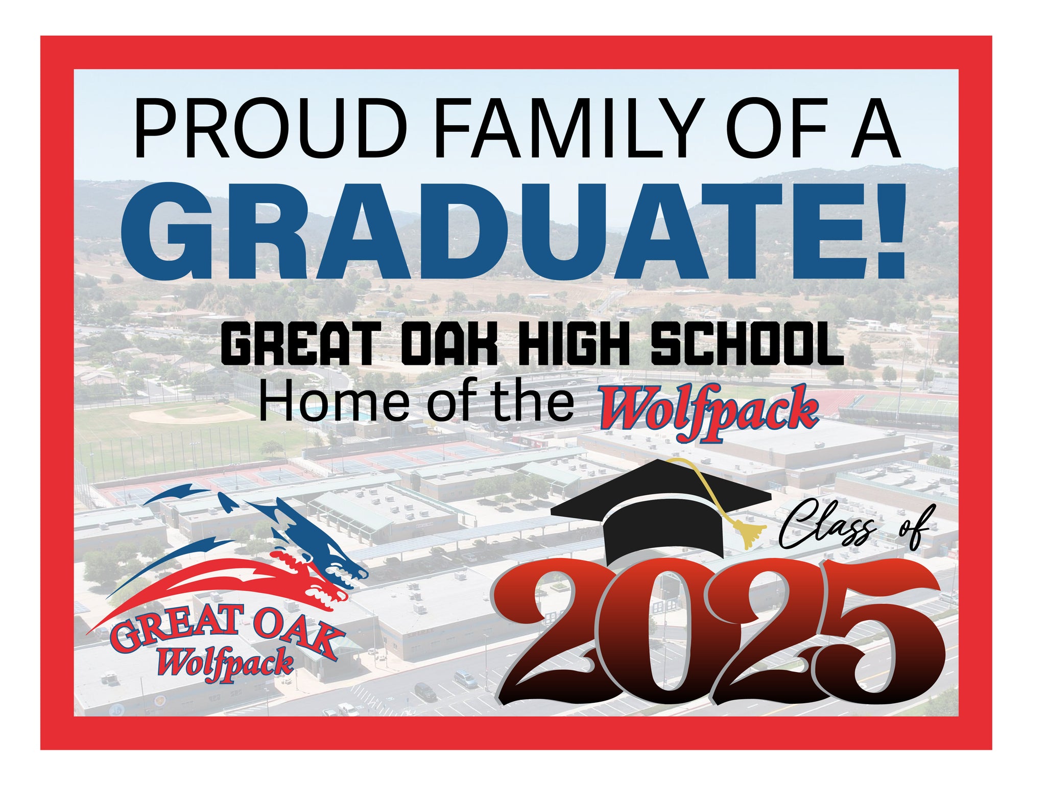 Sky View Graduation sign  -  Great Oak