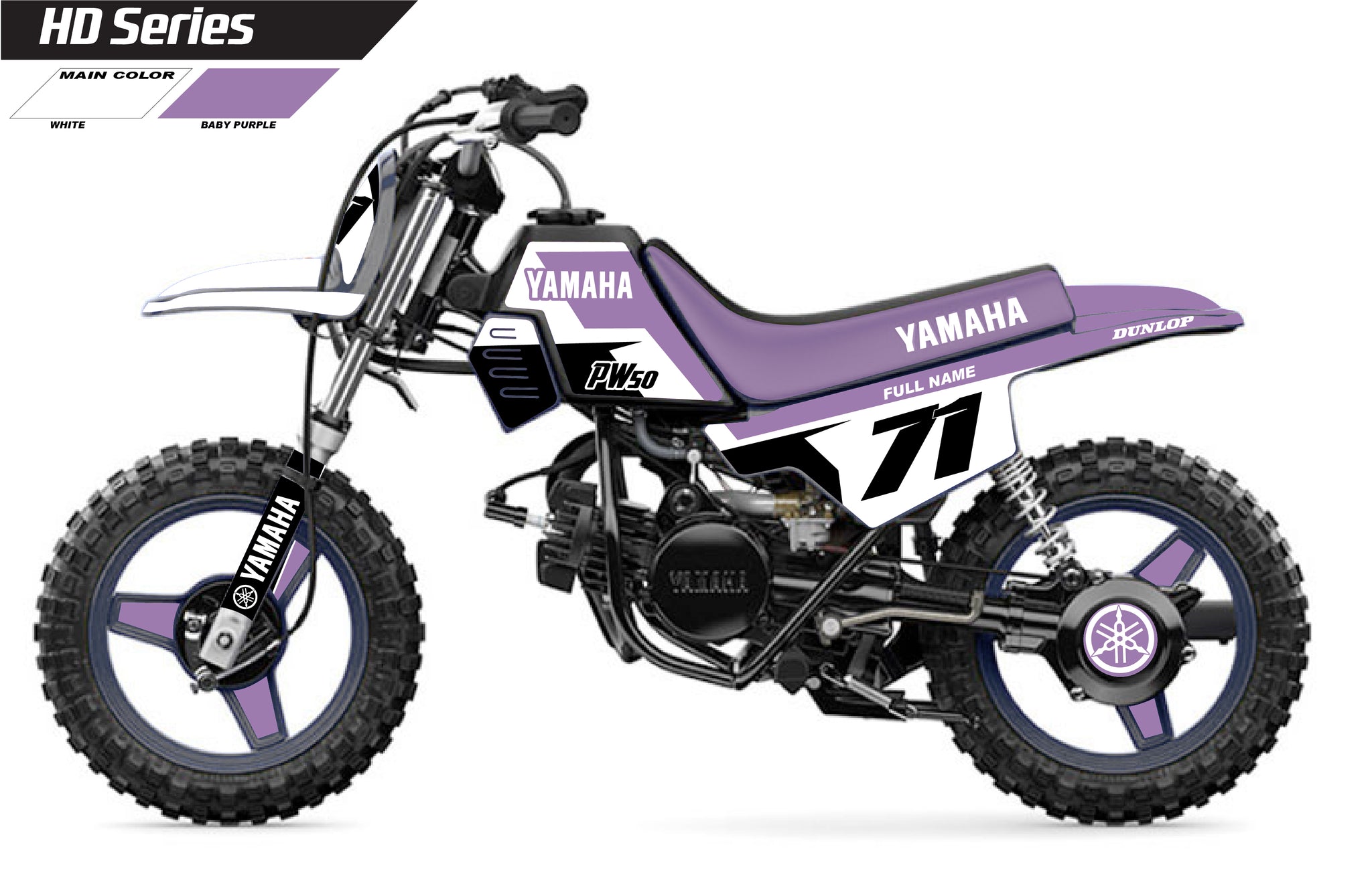 PW50 Graphics- HD Series PURPLE