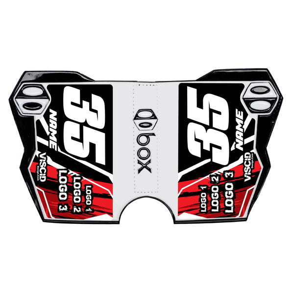 Jagged Series GFX -  BMX BOX Two Side Numbers