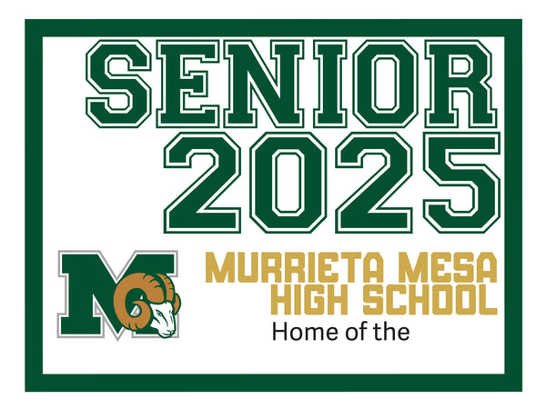 Bold Graduation sign  -  Mesa Murrieta