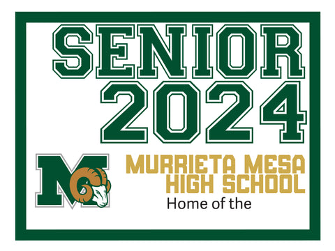 Bold Graduation sign  -  Mesa Murrieta