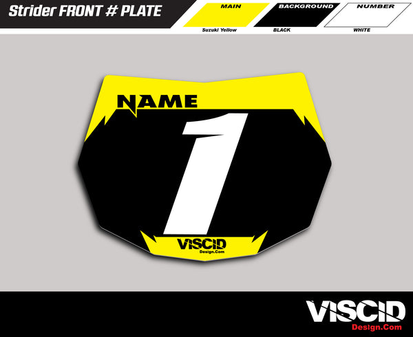 Strider Number Plate -  Venom Series