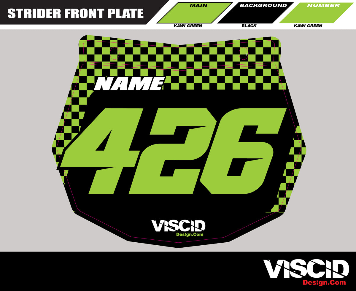 Strider Number Plate - Speed Series – Viscid Design Co.