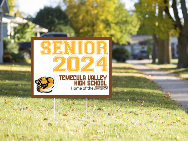Bold Graduation sign  -  Temecula Valley