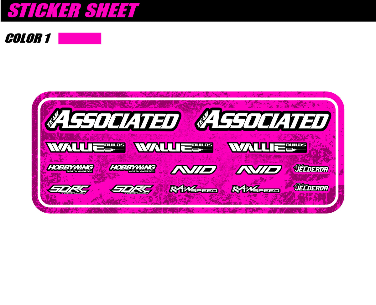 Sticker Sheet (Single car) – Viscid Design Co.
