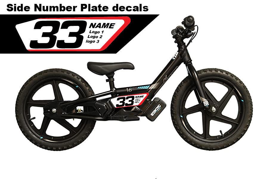 EZ series GFX -  STACYC Number plate Graphics