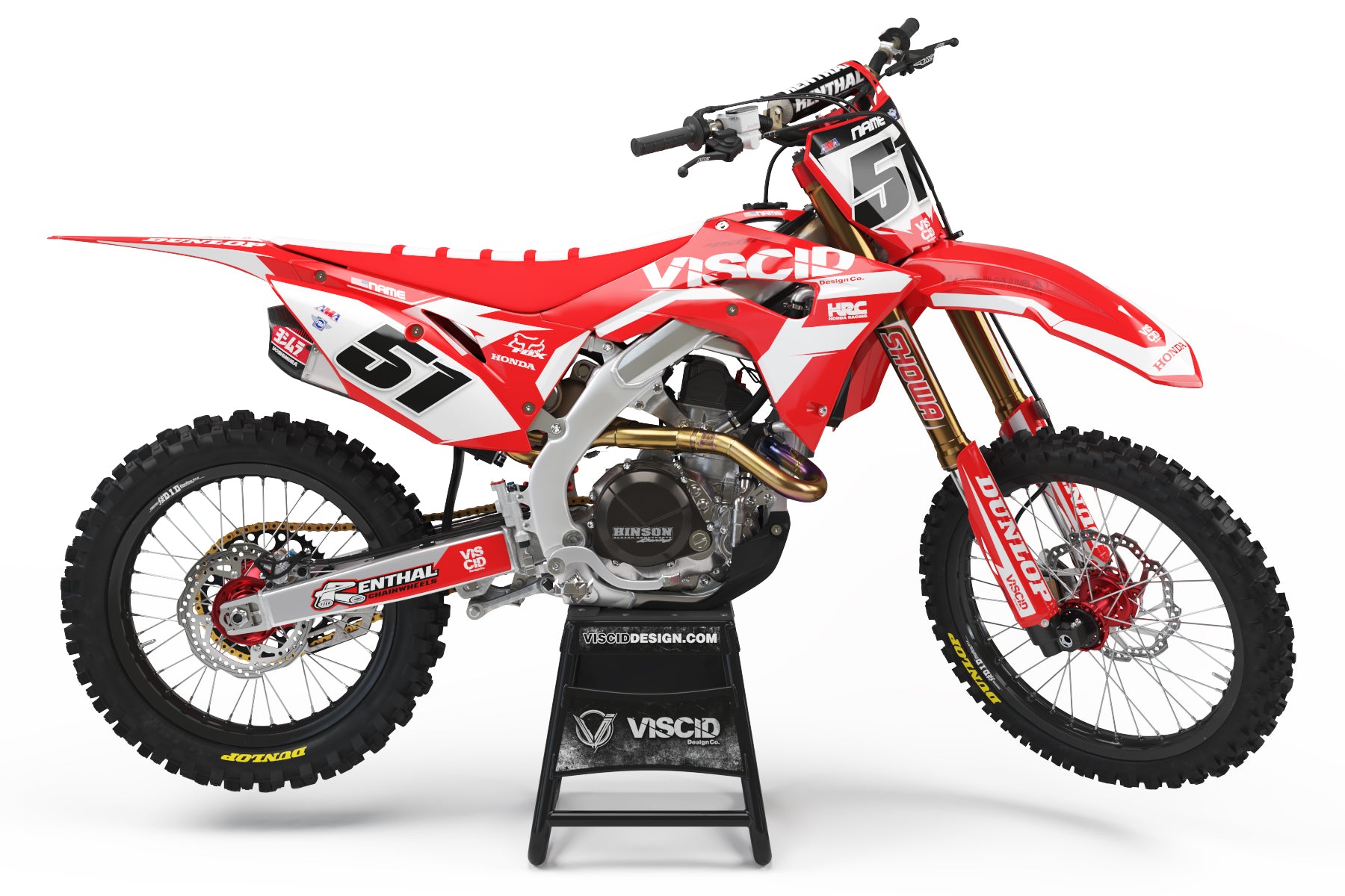 Honda Number Plate Set - Candy Series – Viscid Design Co